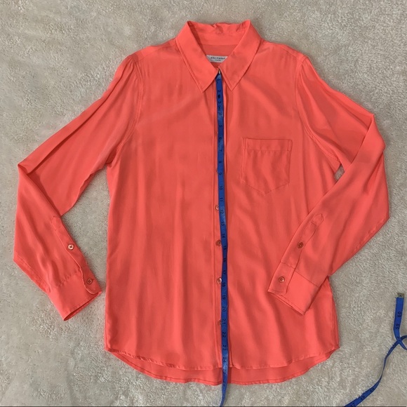 100% Silk Equipment Blouse Medium Women NEW - Picture 7 of 8
